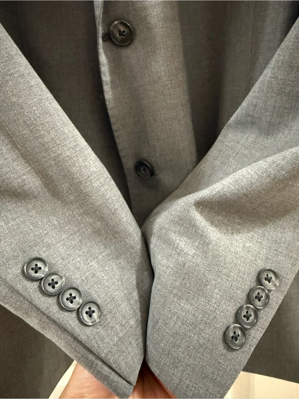 Brooks Brothers Explorer Gray Wool Sport Coat Blazer 52L Vitale Barberis VBC